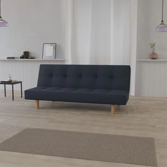 Καναπές Κρεβάτι Hermes Τριθέσιος Σκούρο Μπλε 180x95x82cm Καναπές Κρεβάτι Hermes Τριθέσιος Σκούρο Μπλε 180x95x82cm