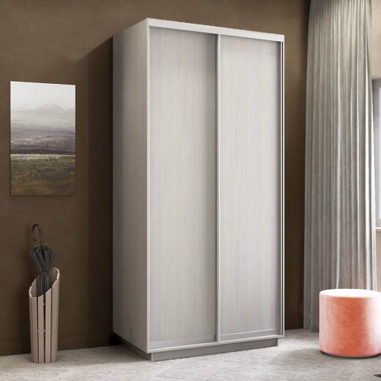 Ντουλάπα Diamont Λευκό 120x60x220cm