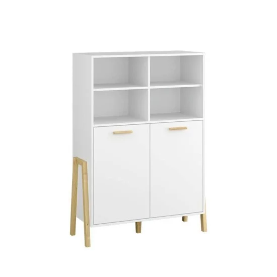 Βιβλιοθήκη Belle Λευκό 102.5x41x152.5cm Βιβλιοθήκη Belle Λευκό 102.5x41x152.5cm