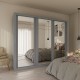 Μπουφές 120x33x85εκ Top Mix2D5S Λευκό-Sonoma μέ 5 Συρτάρια