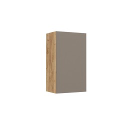 Κρεμαστό Ντουλάπι Callisto Χρυσό Δρυς-Γκρεζ 40x30x70cm
