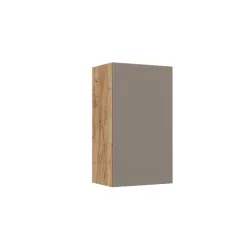 Κρεμαστό Ντουλάπι Callisto Χρυσό Δρυς-Γκρεζ 40x30x70cm