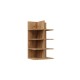 Μπουφές Solo 80x34x74cm Sonoma με Wenge και MDF Καμπυλωτό τελείωμα στις πόρτες