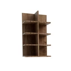 Κρεμαστό Ράφι Callisto Σκούρο Δρυς 40x27.7x70cm