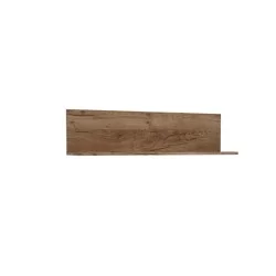 Κρεμαστό Ράφι Callisto-100 Σκούρο Δρυς 100x19.5x25cm