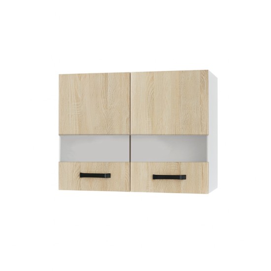 Anita Πάνω Ντουλάπι-Βιτρίνα Σονόμα 80x32x57cm