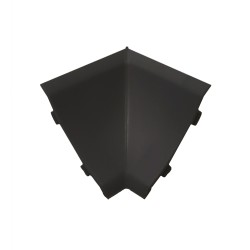 Γωνία Εσωτερική Αρμοκάλυπτρου Μαύρη 4x2.5x4cm