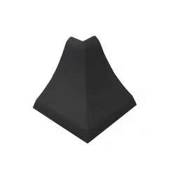 Γωνία Εξωτερική Αρμοκάλυπτρου Μαύρη 4x2.5x4cm