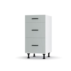 Modest Κάτω Ντουλάπι Συρταριέρα Γκρι  40x48x82 εκ