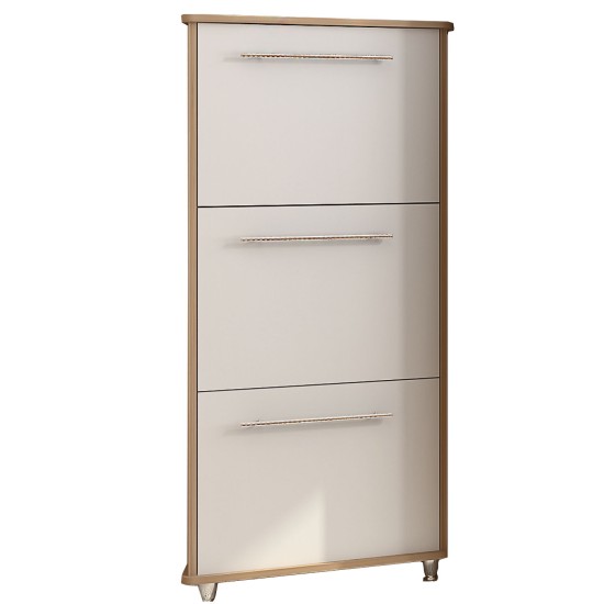Παπουτσοθήκη Niag 5803D 58x26.5x132εκ Σονόμα-Λευκή