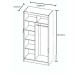 Ντουλάπα Δίφυλλη Ilona Sonoma 130x61x215εκ MDF