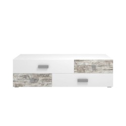 Pump Έπιπλο TV 150x40x43 Λευκό με Μοντέρνα Διακόσμηση
