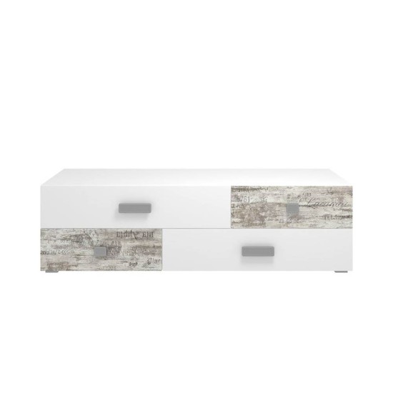 Pump Έπιπλο TV 150x40x43 Λευκό με Μοντέρνα Διακόσμηση