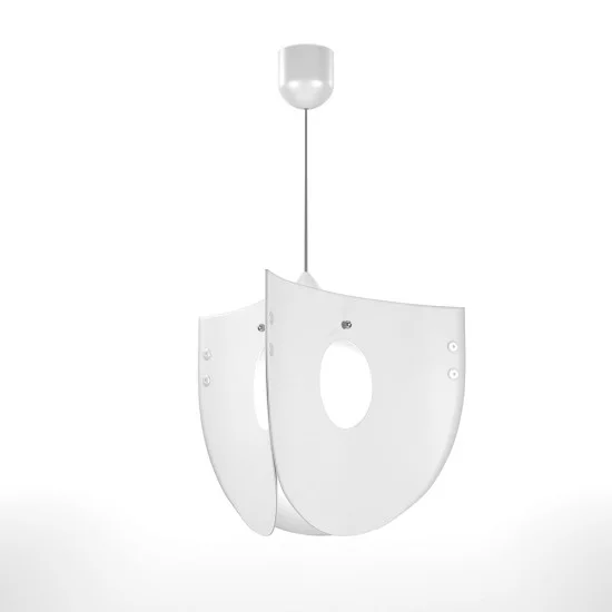 Φωτιστικό Κρεμαστό Chios Μονόφωτο Λευκό (PP-PVC) Ε27 58x58x80cm Φωτιστικό Κρεμαστό Chios Μονόφωτο Λευκό (PP-PVC) Ε27 58x58x80cm