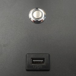 Φωτιστικό Τοίχου Led 3W 3000K Μαύρο 30x16.5x22.5cm