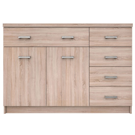 Μπουφές ΚΟΜ2D5S 120x33x85εκ Sonoma Μπουφές ΚΟΜ2D5S 120x33x85εκ Sonoma