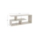 Έπιπλο TV Eden Γκρι 100x29.6x40cm