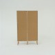 Ραφιέρα Timmy Λευκό-Γραφίτη-Γκρι 90x36x147cm