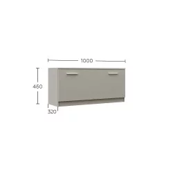 Παπουτσοθήκη Reno Cashmere 100x32x46cm