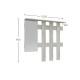 Σετ Εισόδου Reno-S Λευκό 100x32x200cm