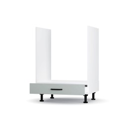 Modest Κάτω Ντουλάπι Φούρνου Γκρι 60x48x82cm
