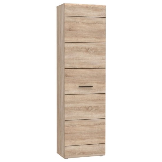 Ντουλάπα Μονόφυλλη Solo1D Sonoma με Wenge 45x58x197cm Ντουλάπα Μονόφυλλη Solo1D Sonoma με Wenge 45x58x197cm