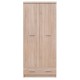 Ντουλάπα Δίφυλλη Top Mix Sonoma 80x57x183cm