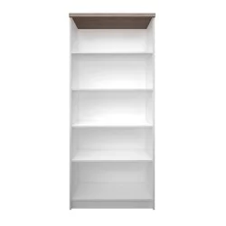 Βιβλιοθήκη Top Mix 80x33x183cm Λευκό-Σονόμα