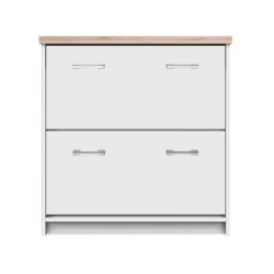 Παπουτσοθήκη Top Mix 80x27x85cm Λευκή-Σονόμα