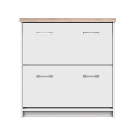 Παπουτσοθήκη Top Mix 80x27x85cm Λευκή-Σονόμα Παπουτσοθήκη Top Mix 80x27x85cm Λευκή-Σονόμα