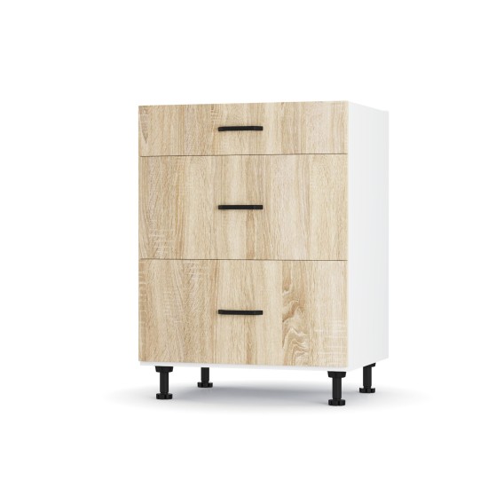 Modest Κάτω Ντουλάπι Συρταριέρα Σονόμα 60x48x82 εκ Modest Κάτω Ντουλάπι Συρταριέρα Σονόμα 60x48x82 εκ