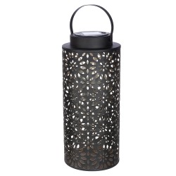 Φανάρι  Ηλιακό LED Καφέ Μέταλλο 34cm Φανάρι  Ηλιακό LED Καφέ Μέταλλο 34cm
