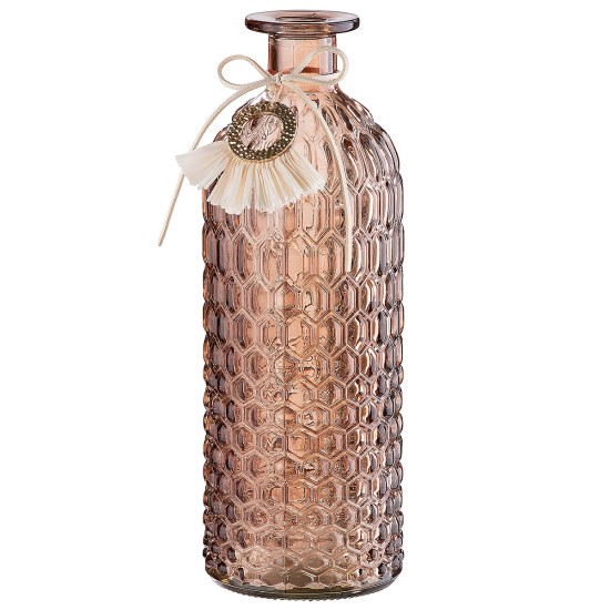 Βάζο Μπουκάλι Γυαλί 8.5x8.5x25cm Σε 2 Χρώματα Βάζο Μπουκάλι Γυαλί 8.5x8.5x25cm Σε 2 Χρώματα