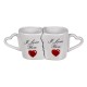Κούπα Διπλή 'I Love You' Λευκό Κεραμικό 8.5x9cm 2Τμχ Κούπα Διπλή 'I Love You' Λευκό Κεραμικό 8.5x9cm 2Τμχ