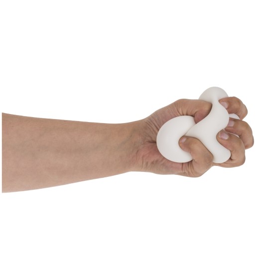 Μπαλίτσα Αντιστρές Μαλακή Που Φωσφορίζει Στο Σκοτάδι Λευκό Φ7cm