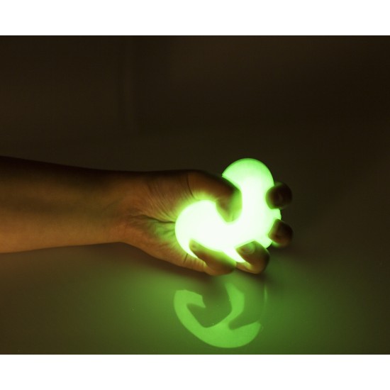 Μπαλίτσα Αντιστρές Μαλακή Που Φωσφορίζει Στο Σκοτάδι Λευκό Φ7cm