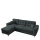 Καναπές Γωνιακός Αναστρέψιμη Γωνία JESSIE 235x160x85cm Σκούρο Γκρι Καναπές Γωνιακός Αναστρέψιμη Γωνία JESSIE 235x160x85cm Σκούρο Γκρι
