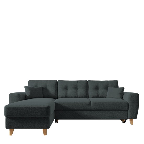 Καναπές Γωνιακός Αναστρέψιμη Γωνία JESSIE 235x160x85cm Σκούρο Γκρι Καναπές Γωνιακός Αναστρέψιμη Γωνία JESSIE 235x160x85cm Σκούρο Γκρι