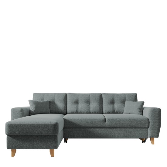 Καναπές Γωνιακός Αναστρέψιμη Γωνία JESSIE 235x160x85cm Ανοιχτό Γκρι Καναπές Γωνιακός Αναστρέψιμη Γωνία JESSIE 235x160x85cm Ανοιχτό Γκρι
