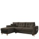 Καναπές Γωνιακός Αναστρέψιμη Γωνία JESSIE 235x160x85cm Καφέ Καναπές Γωνιακός Αναστρέψιμη Γωνία JESSIE 235x160x85cm Καφέ