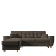 Καναπές Γωνιακός Αναστρέψιμη Γωνία JESSIE 235x160x85cm Καφέ Καναπές Γωνιακός Αναστρέψιμη Γωνία JESSIE 235x160x85cm Καφέ
