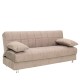 Καναπές Κρεβάτι Τριθέσιος  LAURA ΙΙ Καφέ 190x84x86cm