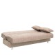 Καναπές Κρεβάτι Τριθέσιος  LAURA ΙΙ Καφέ 190x84x86cm