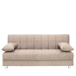 Καναπές Κρεβάτι Τριθέσιος  LAURA ΙΙ Καφέ 190x84x86cm