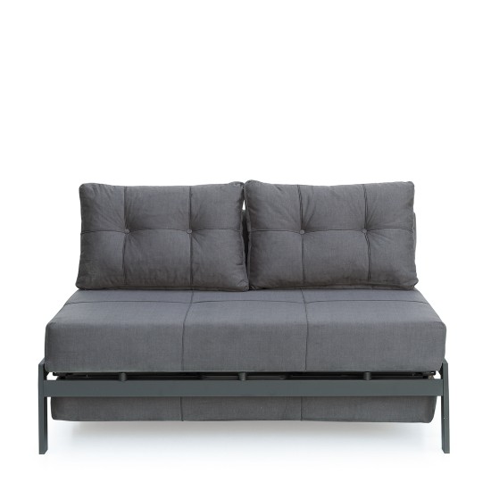 Καναπές Κρεβάτι Διθέσιος GAEL Γκρι 150x91x90cm Καναπές Κρεβάτι Διθέσιος GAEL Γκρι 150x91x90cm