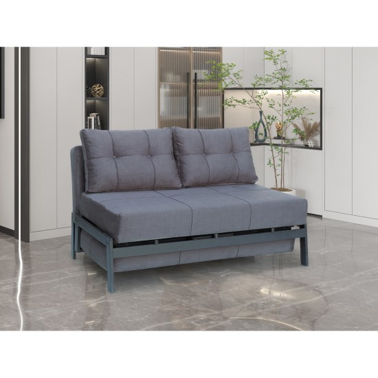 Καναπές Κρεβάτι Διθέσιος GAEL Γκρι 150x91x90cm Καναπές Κρεβάτι Διθέσιος GAEL Γκρι 150x91x90cm