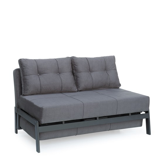 Καναπές Κρεβάτι Διθέσιος GAEL Γκρι 150x91x90cm Καναπές Κρεβάτι Διθέσιος GAEL Γκρι 150x91x90cm
