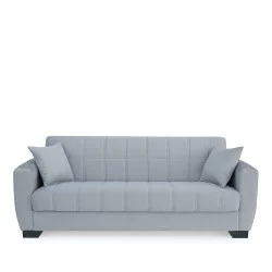 Καναπές Κρεβάτι Τριθέσιος  DIEGO 3S Γκρι 210x84x86cm