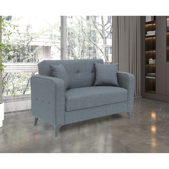 Καναπές Κρεβάτι Διθέσιος GABRIEL 2S Γκρι 146x79x81cm Καναπές Κρεβάτι Διθέσιος GABRIEL 2S Γκρι 146x79x81cm