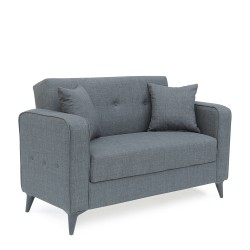 Καναπές Κρεβάτι Διθέσιος  GABRIEL 2S Γκρι 146x79x81cm